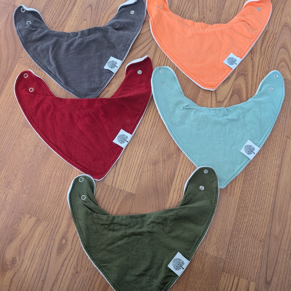 Colorful Kids Bandana Bib Set